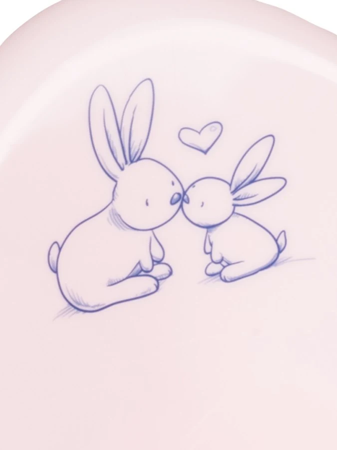 Dětský nočník Bunny růžový