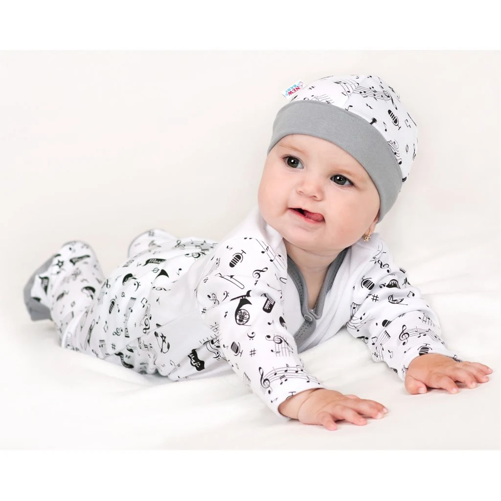 Kojenecká bavlněná košilka New Baby Music, vel. 68 (4-6m)