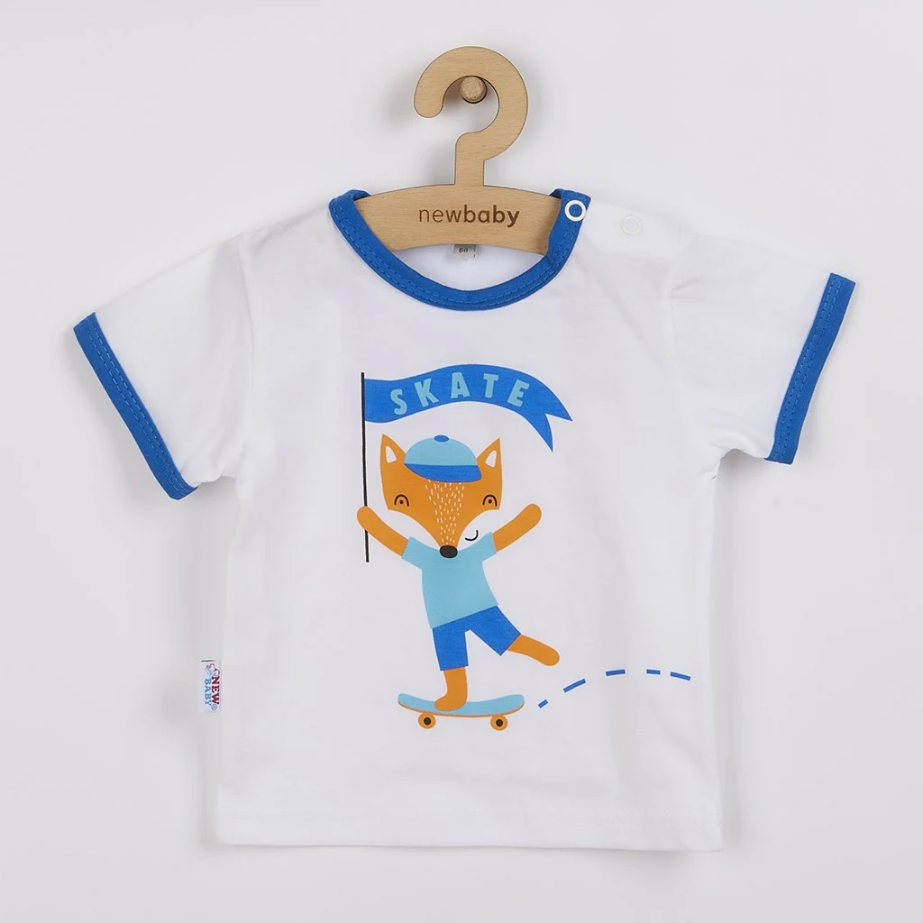 Kojenecká souprava tričko a kraťásky New Baby Liška, vel. 68 (4-6m)