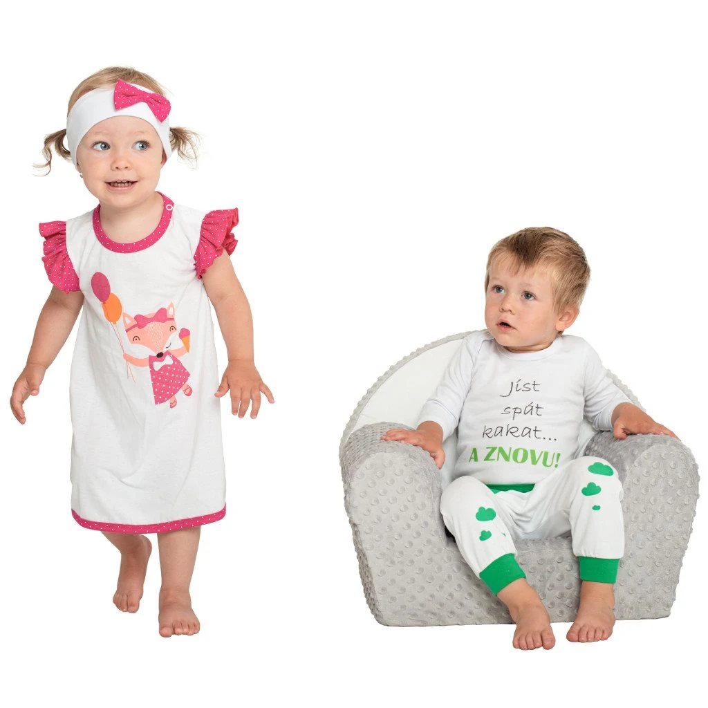 Body s potiskem New Baby jíst spát kakat... A ZNOVU!, vel. 86 (12-18m)
