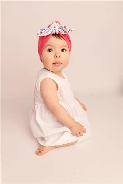 Dívčí čepička turban New Baby For Girls, vel. 74 (6-9m)