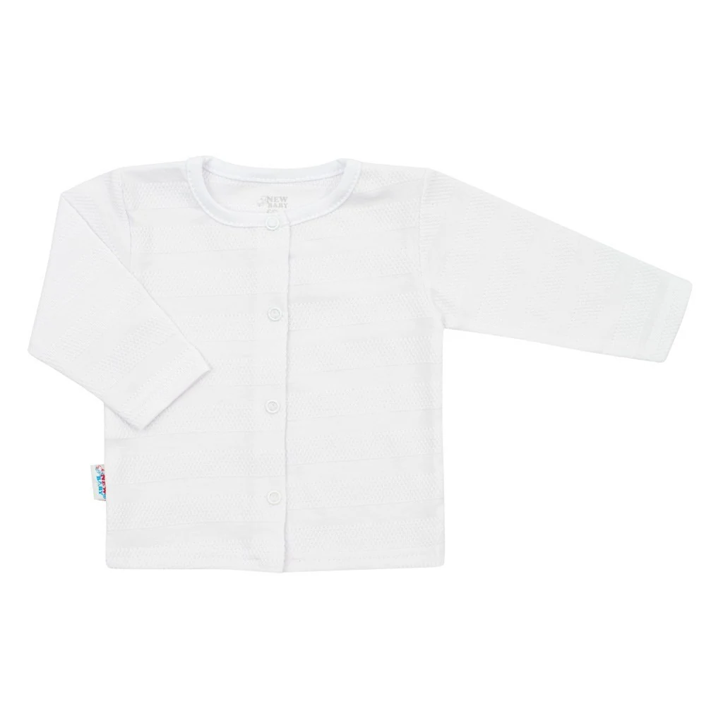 Kojenecká soupravička do porodnice New Baby Sweet Bear bílá, vel. 56 (0-3m)