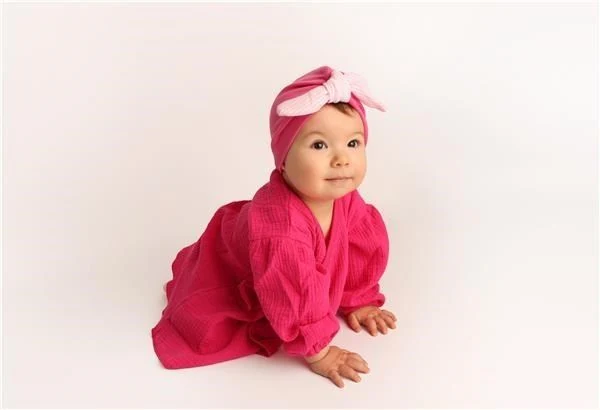 Dívčí čepička turban New Baby For Girls stripes, vel. 92 (18-24m)