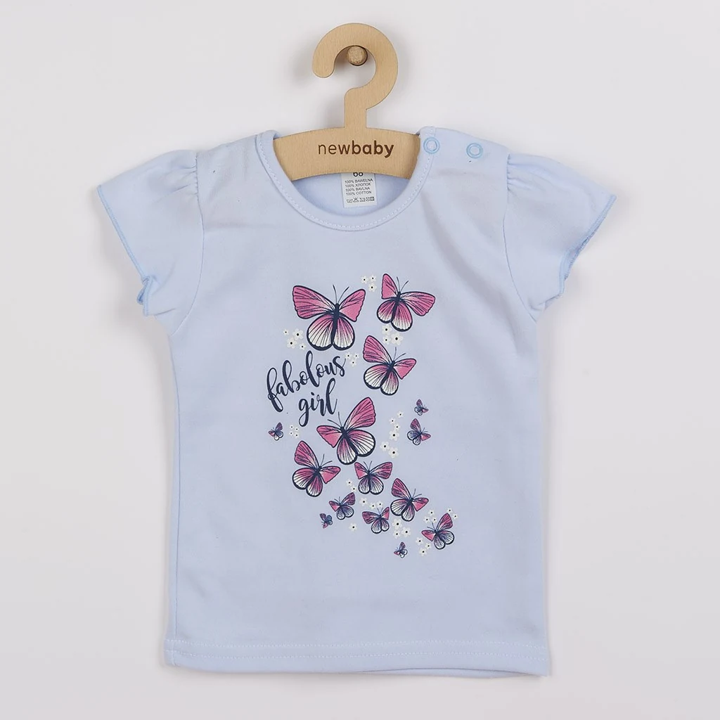 Kojenecké tričko se sukýnkou New Baby Butterflies modrá, vel. 62 (3-6m)