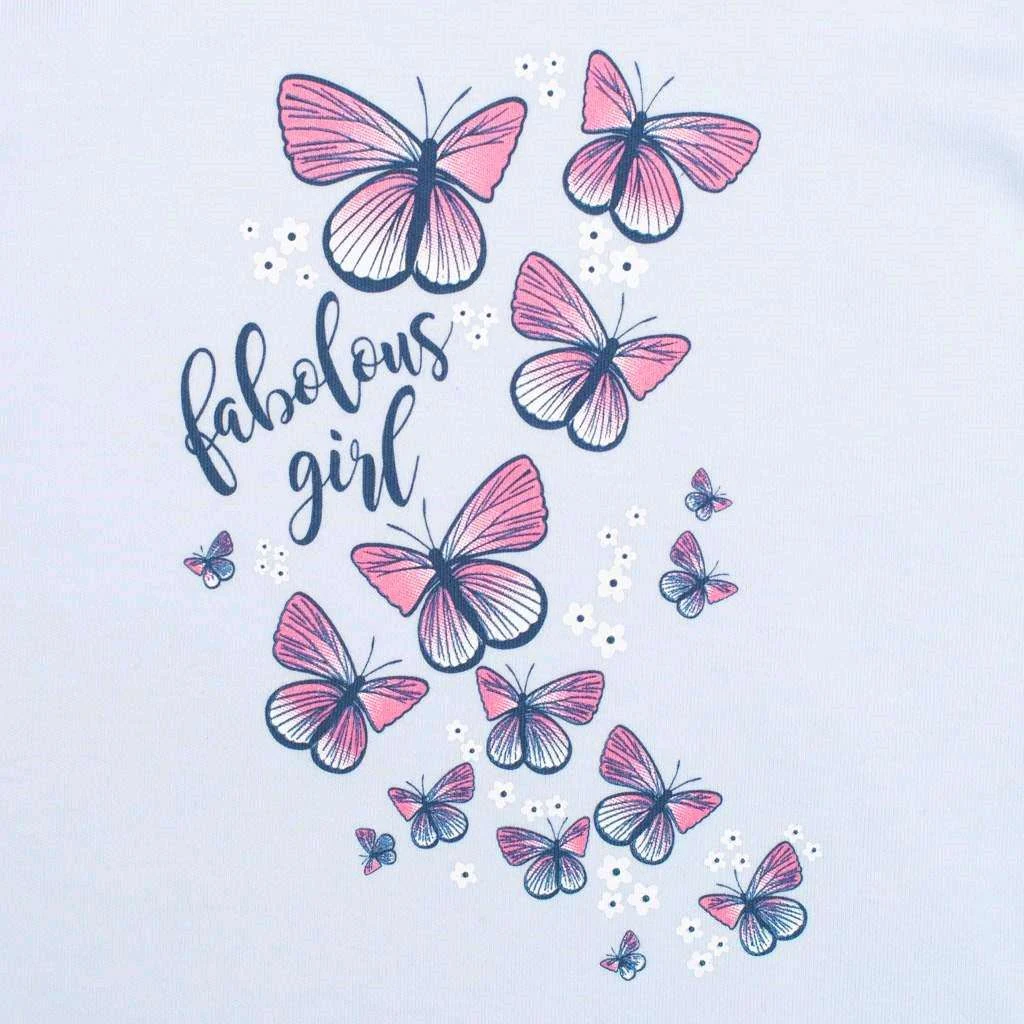 Kojenecké tričko se sukýnkou New Baby Butterflies modrá, vel. 86 (12-18m)