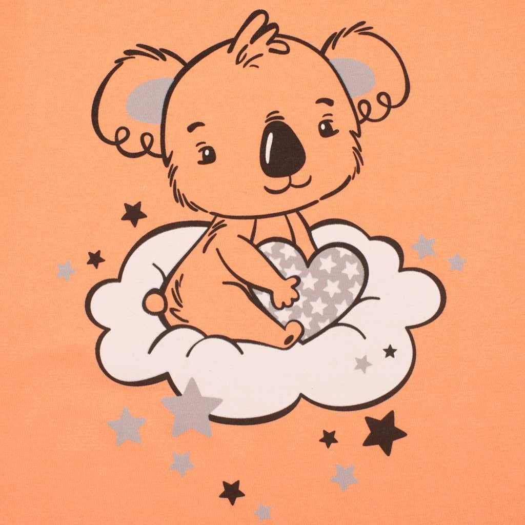 Dětské letní pyžamko New Baby Dream lososové, vel. 74 (6-9m)