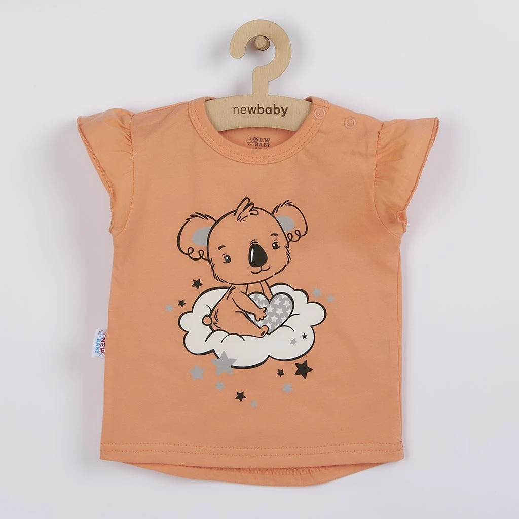 Dětské letní pyžamko New Baby Dream lososové, vel. 80 (9-12m)