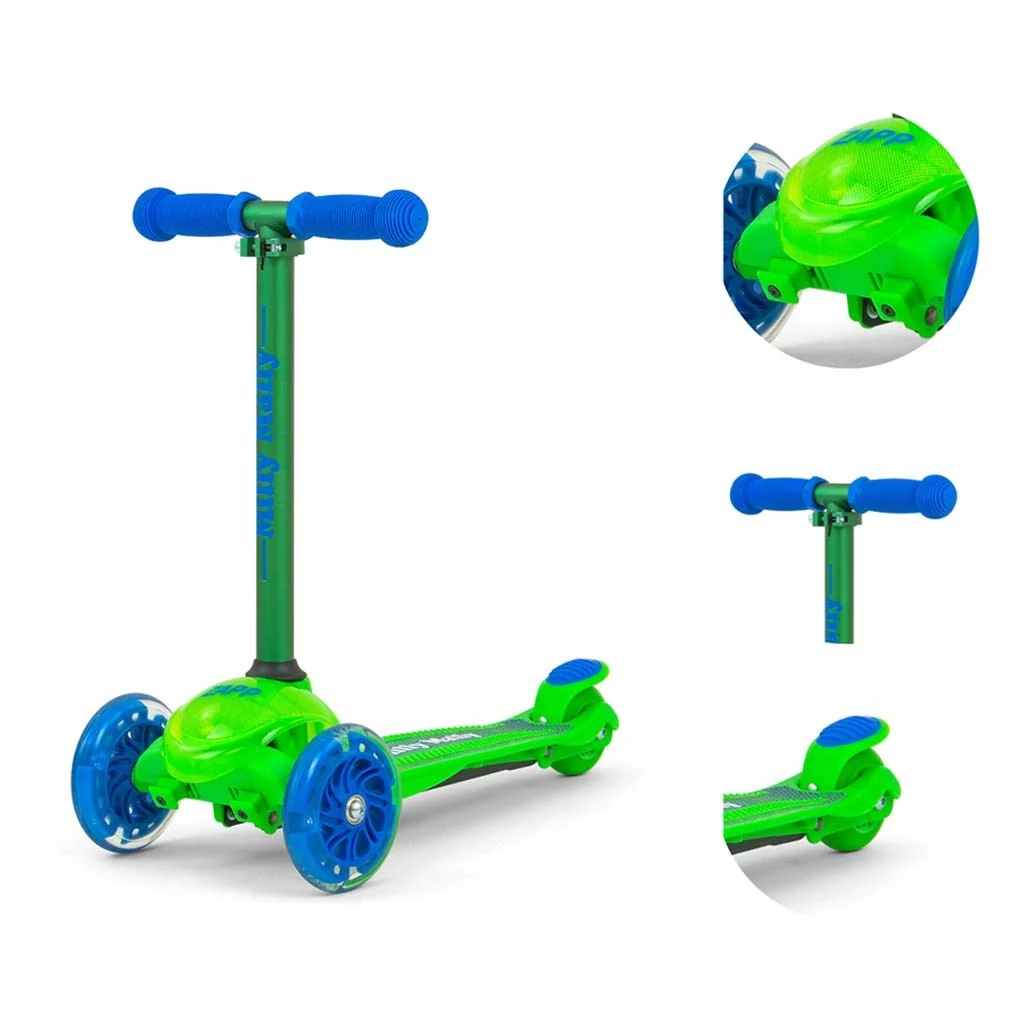 Dětská koloběžka Milly Mally Scooter Zapp green