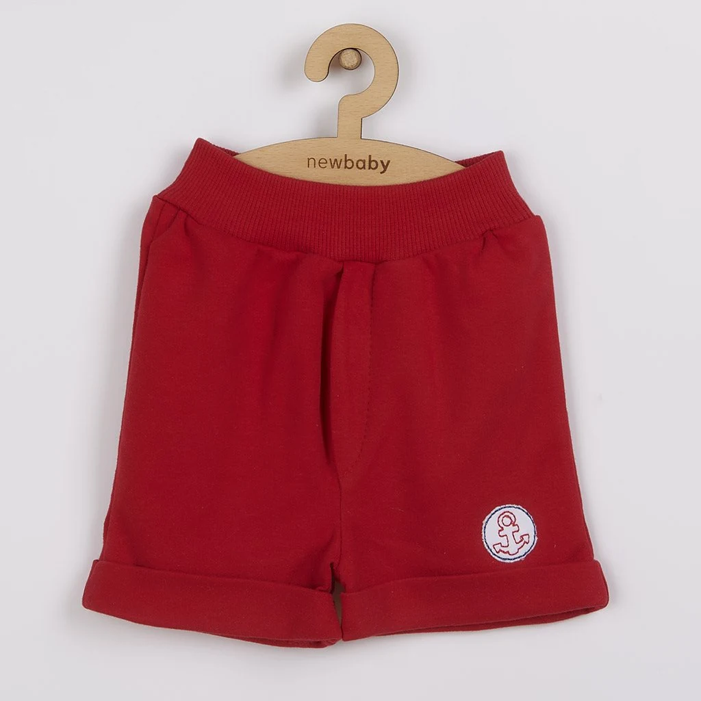 Kojenecká souprava tričko a kraťásky New Baby Marine, vel. 56 (0-3m)