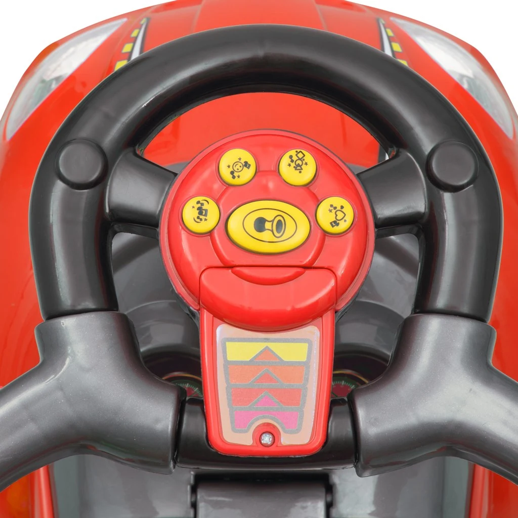 Dětské odrážedlo s vodící tyčí 3v1 Baby Mix Mega Car červené