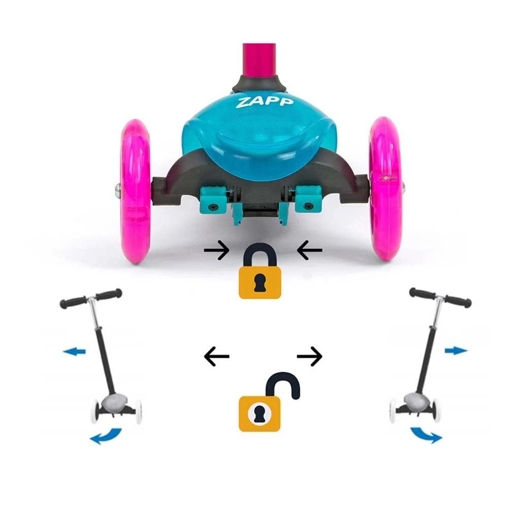 Dětská koloběžka Milly Mally Scooter Zapp grey