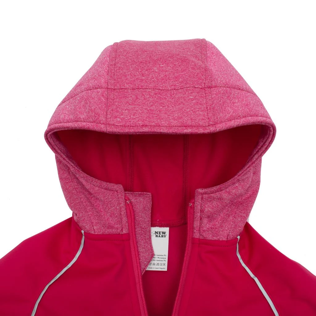 Softshellová kojenecká bundička New Baby růžová, vel. 98 (2-3r)
