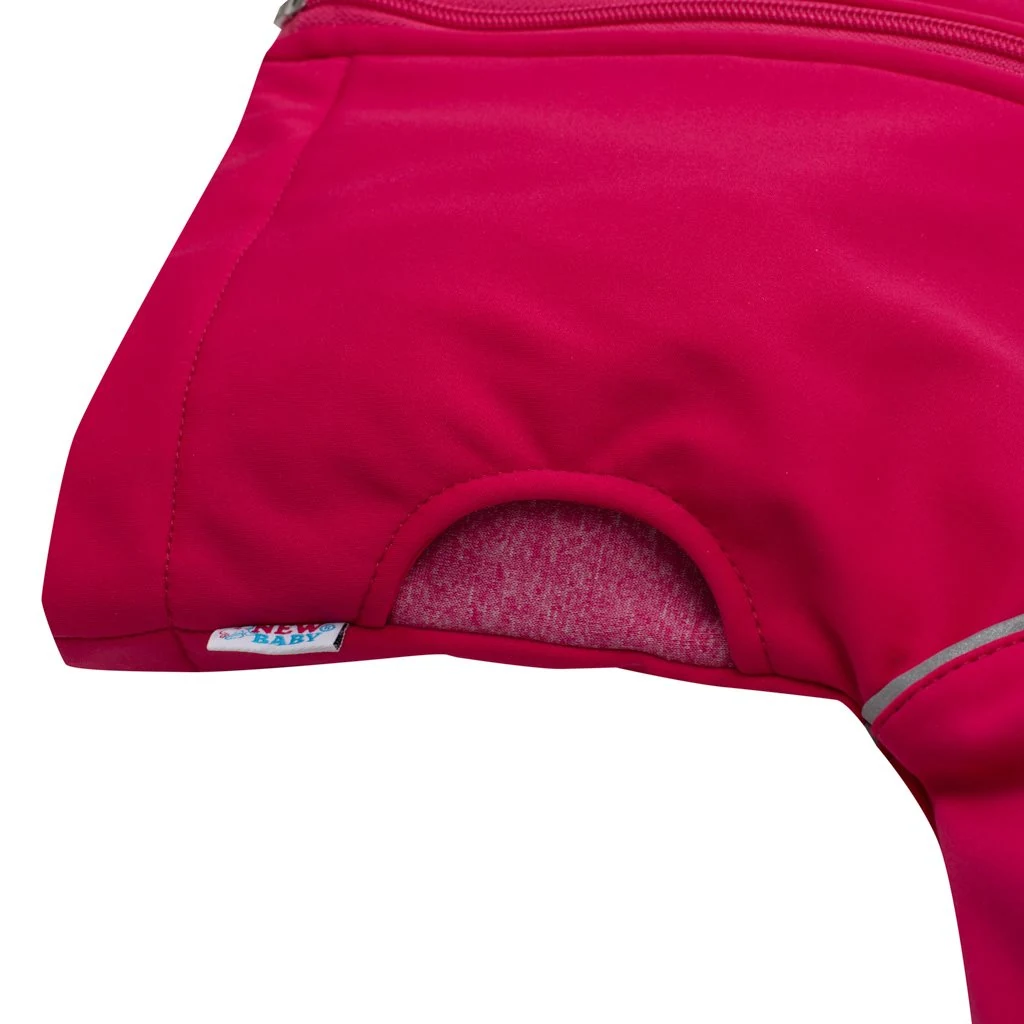 Softshellová kojenecká bundička New Baby růžová, vel. 98 (2-3r)