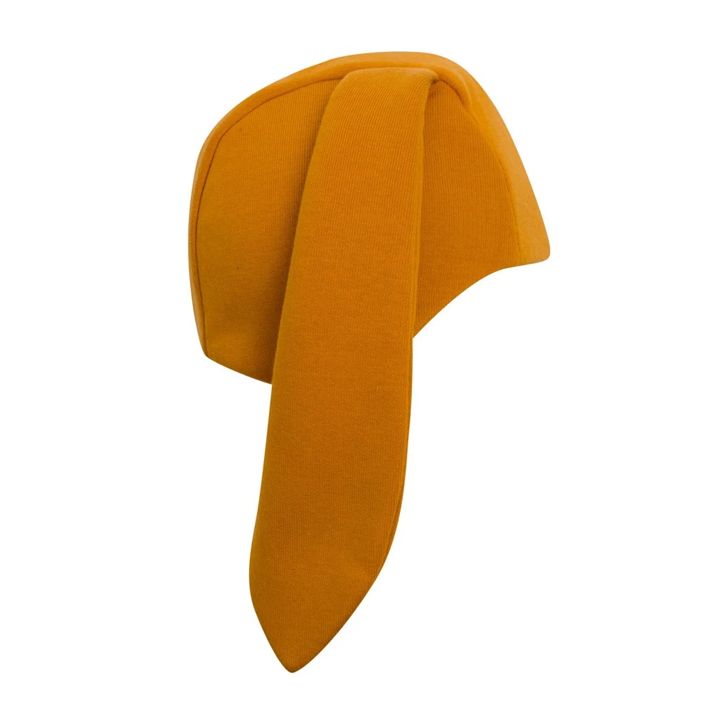 Kojenecká bavlněná čepička s oušky New Baby Favorite hnědá, vel. 68 (4-6m)