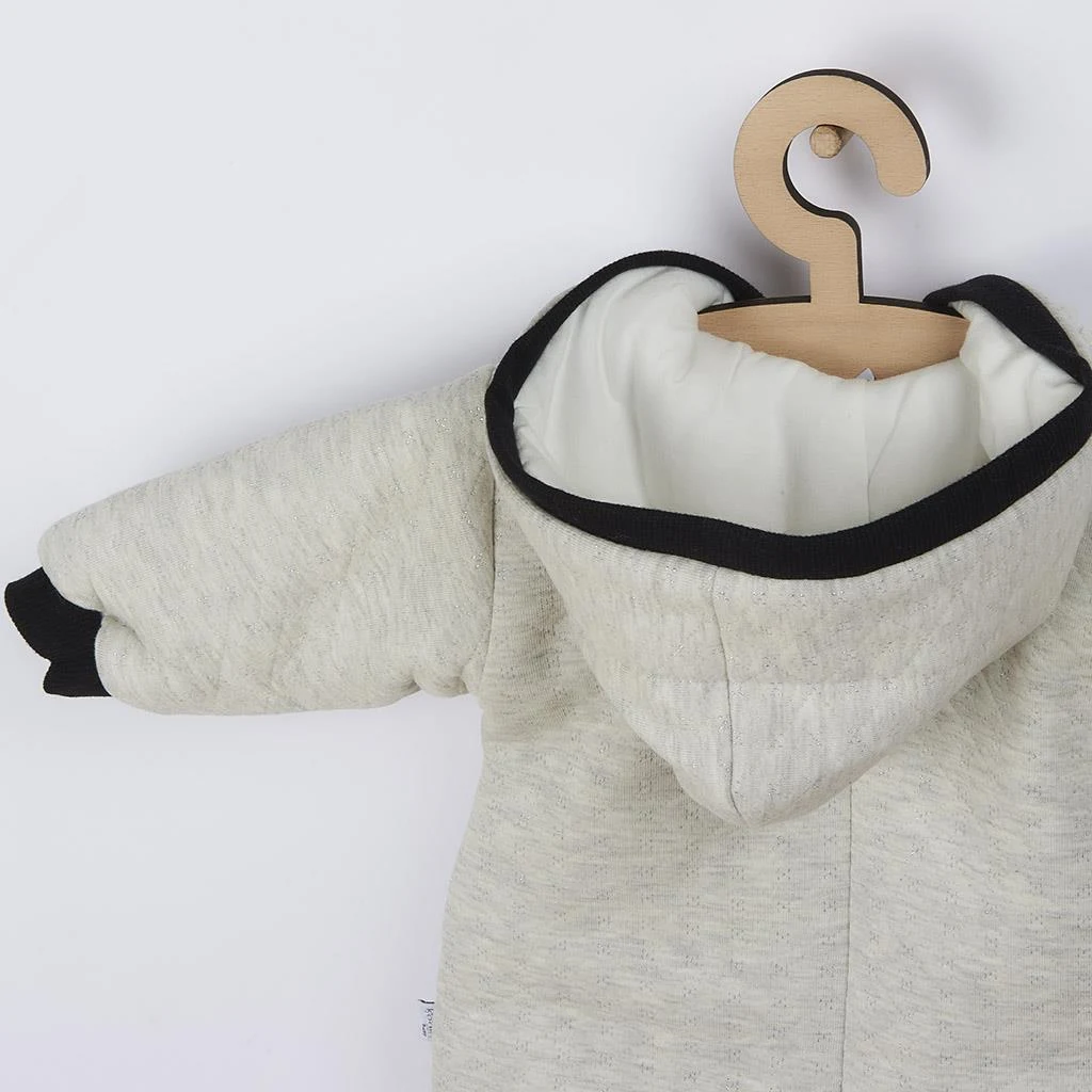 Zimní kojenecká kombinéza s kapucí Koala Star Vibes modrá, vel. 62 (3-6m)