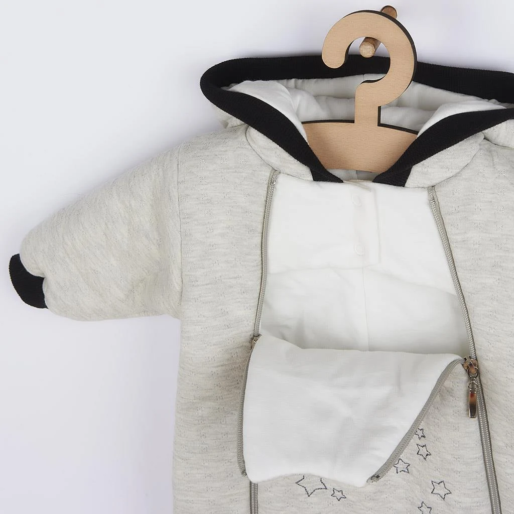 Zimní kojenecká kombinéza s kapucí Koala Star Vibes růžová, vel. 74 (6-9m)