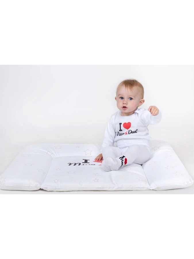Body s potiskem New Baby I Love Mum and Dad - dárkové balení, vel. 80 (9-12m)