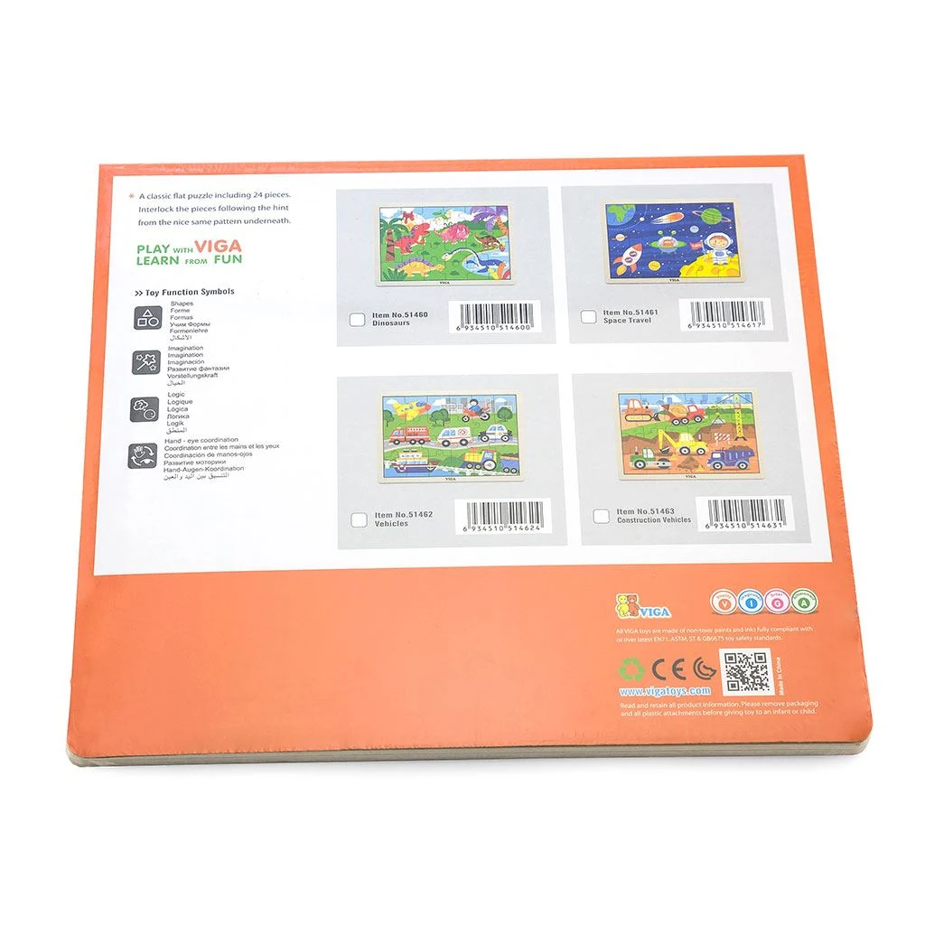 Dětské dřevěné puzzle Viga Dino