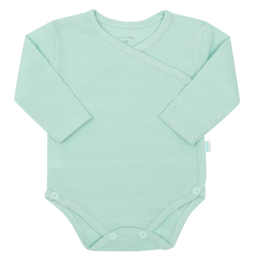 4-dílná kojenecká soupravička do porodnice New Baby I AM mátová, vel. 62 (3-6m)