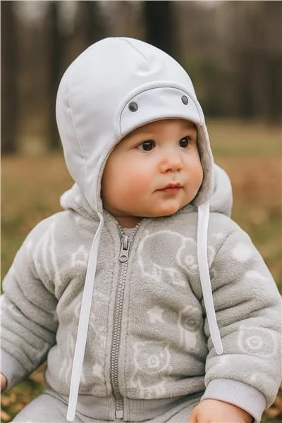 Jarní kojenecká čepička New Baby Special One bílá, vel. 68 (4-6m)