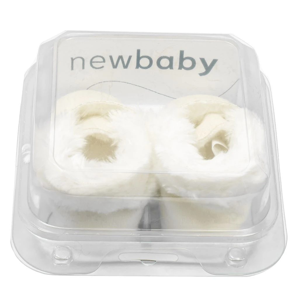 Kojenecké zimní semiškové capáčky New Baby 0-3 m béžové, vel. 116/122
