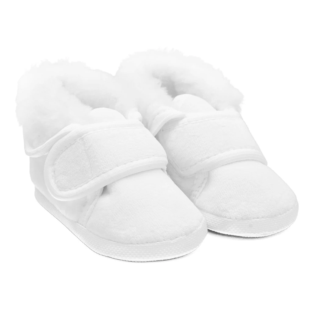 Kojenecké zimní semiškové capáčky ke křtu New Baby 3-6 m kluk, vel. 3- 6 m