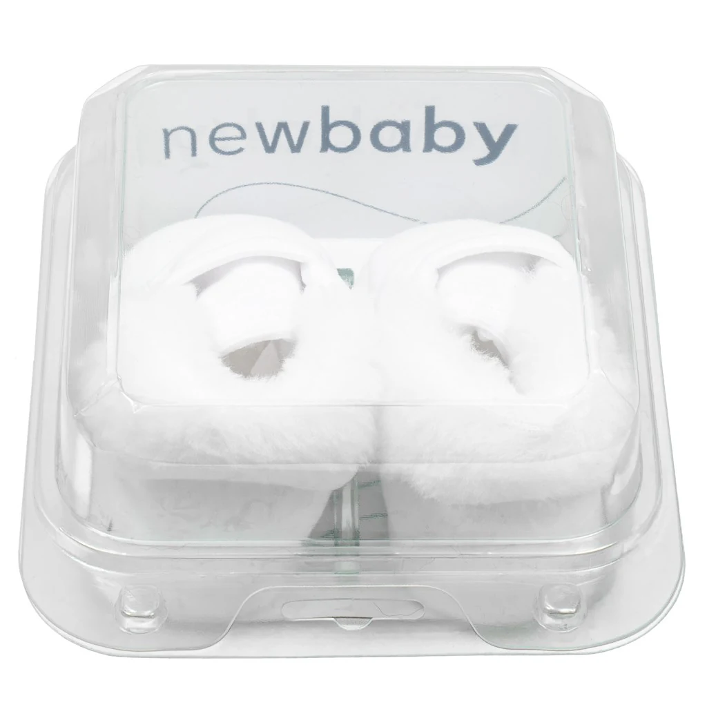 Kojenecké zimní semiškové capáčky ke křtu New Baby 3-6 m kluk, vel. 3- 6 m