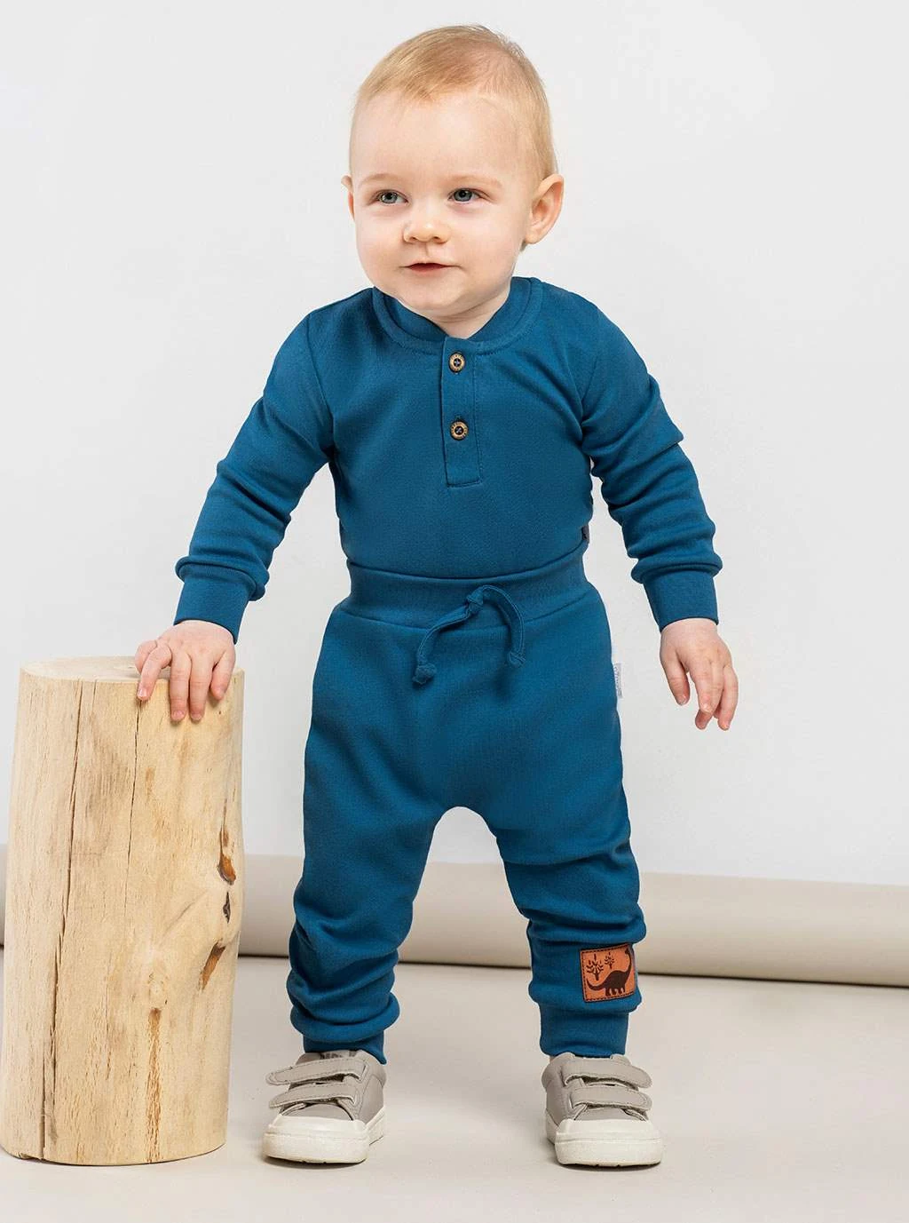 Kojenecké tepláčky Nicol Ivo modrá, vel. 62 (3-6m)