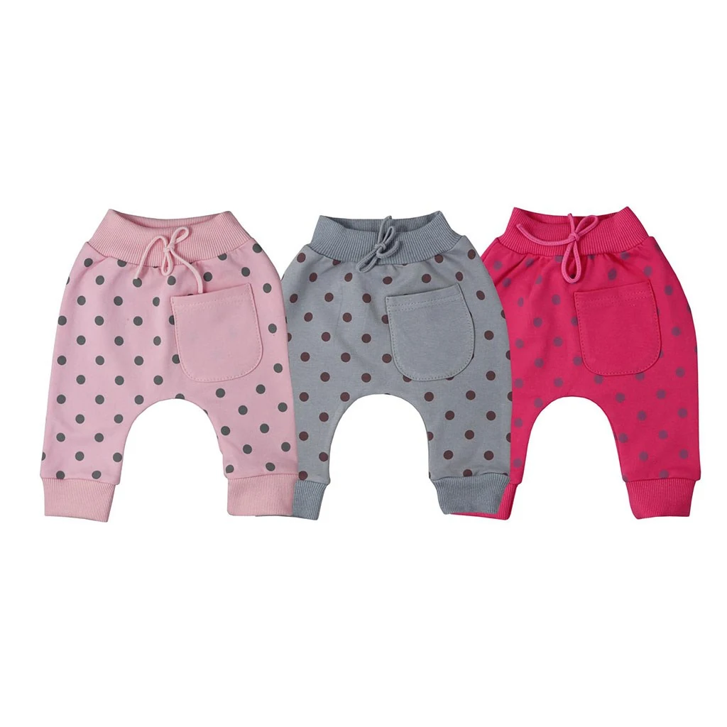Kojenecké tepláčky Koala Dots šedá, vel. 62 (3-6m)