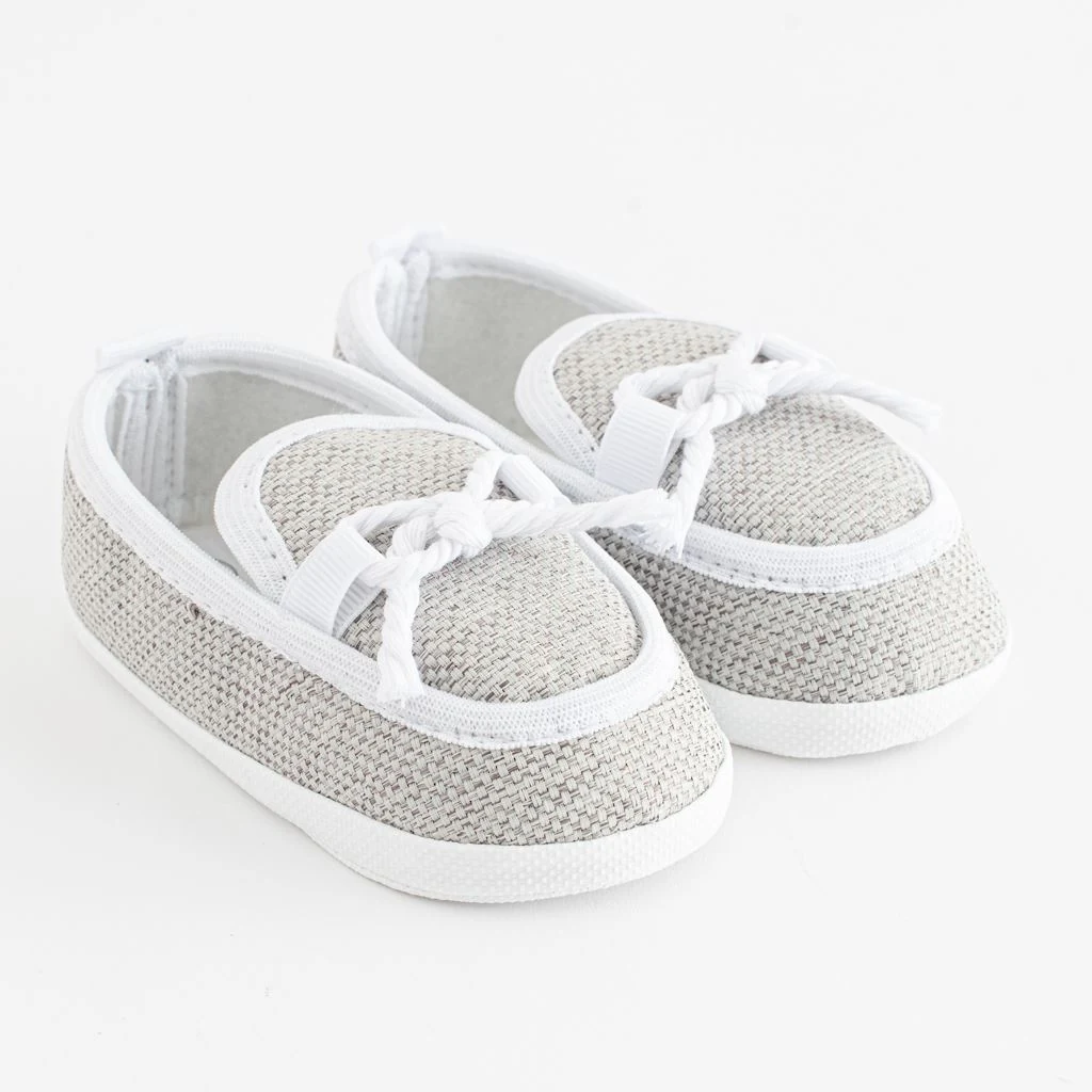 Kojenecké mokasíny-capáčky New Baby šedá 0-3 m, vel. 116/122