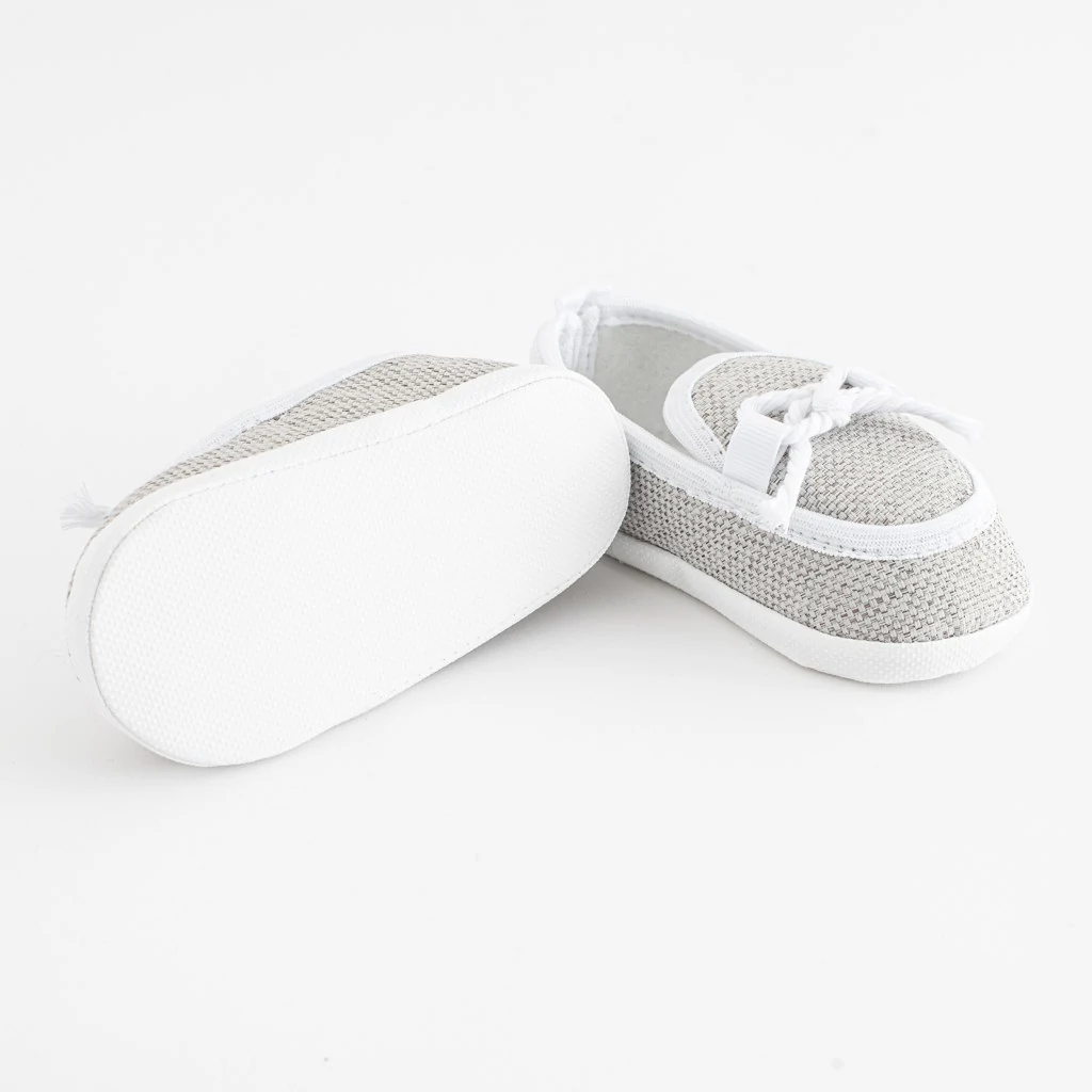 Kojenecké mokasíny-capáčky New Baby šedá 0-3 m, vel. 116/122