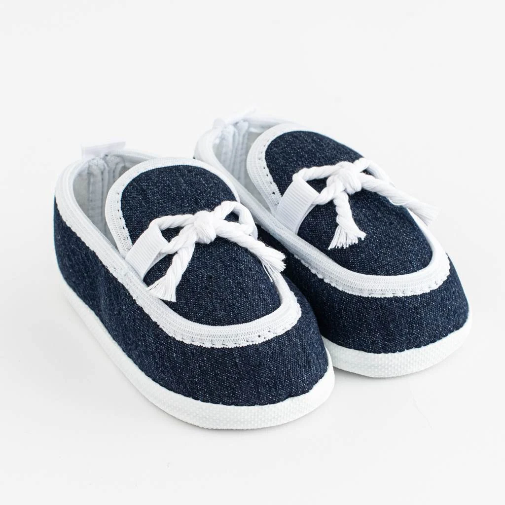 Kojenecké mokasíny-capáčky New Baby tmavě modrá 12-18 m, vel. 12-18 m