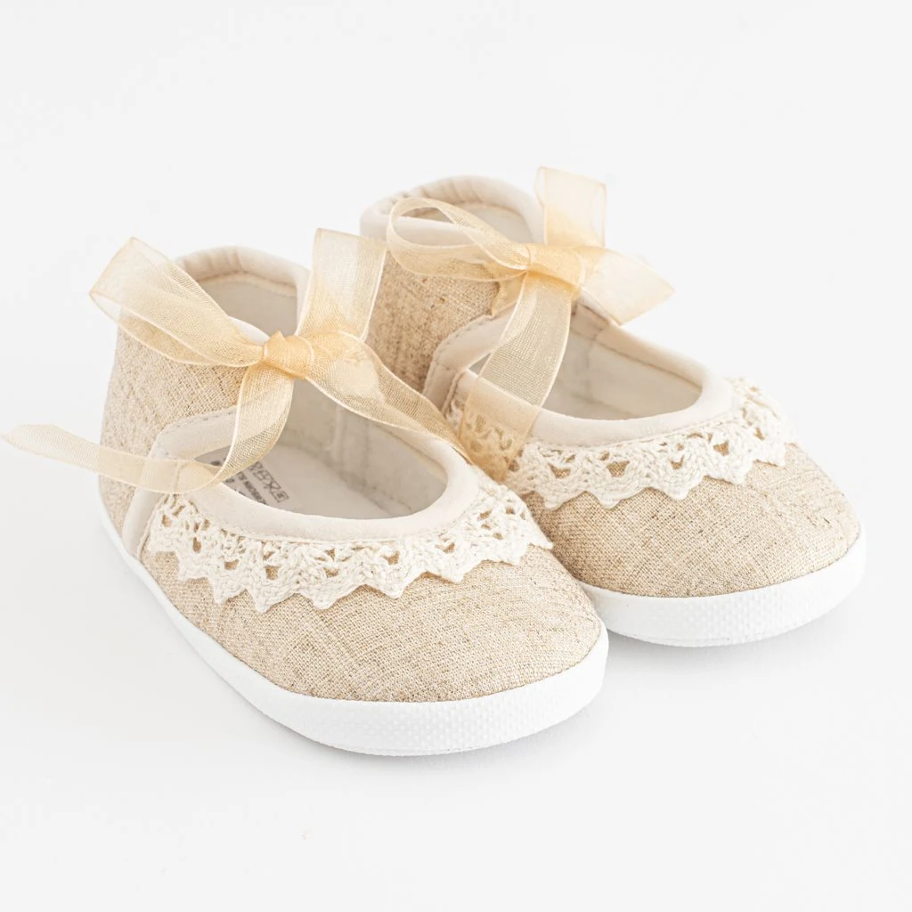 Kojenecké krajkové capáčky New Baby hnědá 3-6 m, vel. 3- 6 m