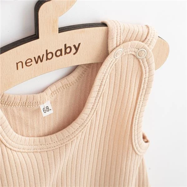 Kojenecké bavlněné dupačky New Baby Practical béžová, vel. 80 (9-12m)