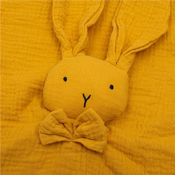 Mušelínový usínáček New Baby Rabbit mustard