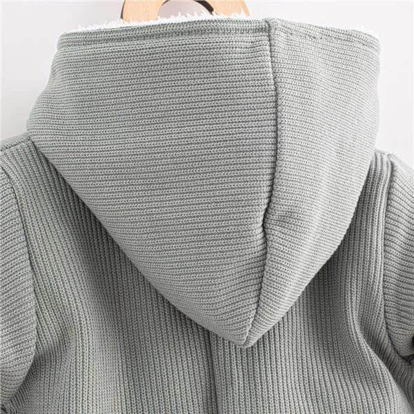 Kojenecká kombinéza s kapucí New Baby Frosty grey, vel. 68 (4-6m)