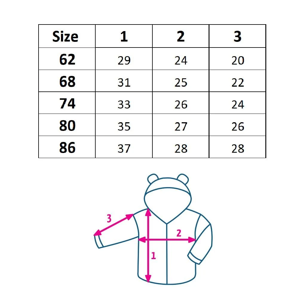 Kojenecké tepláčky a mikinka Koala Panther girl, vel. 86 (12-18m)
