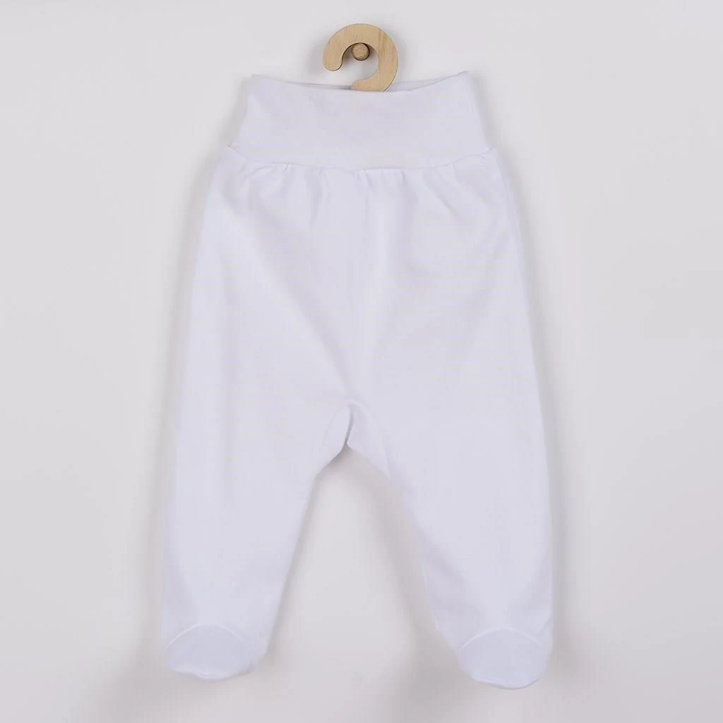 Kojenecké polodupačky New Baby Classic II bílé, vel. 56 (0-3m)