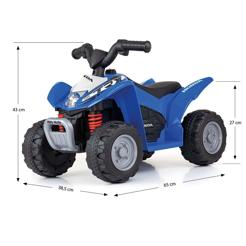 Elektrická čtyřkolka Milly Mally Honda ATV modrá