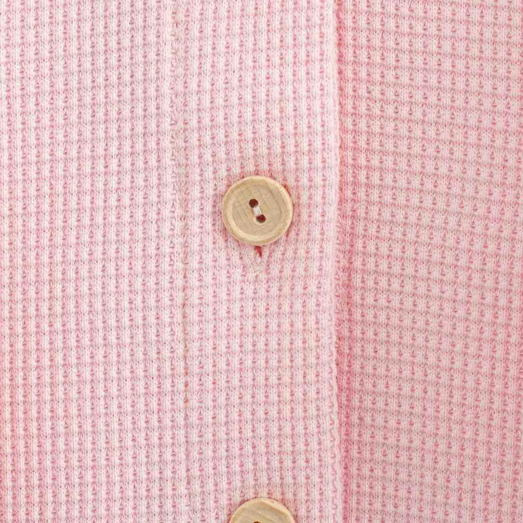 Kojenecký kabátek na knoflíky New Baby Luxury clothing Laura růžový, vel. 92 (18-24m)