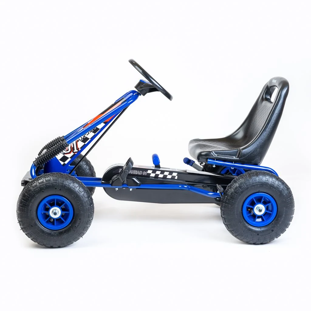 Dětská šlapací motokára Go-kart Baby Mix Razor modrá