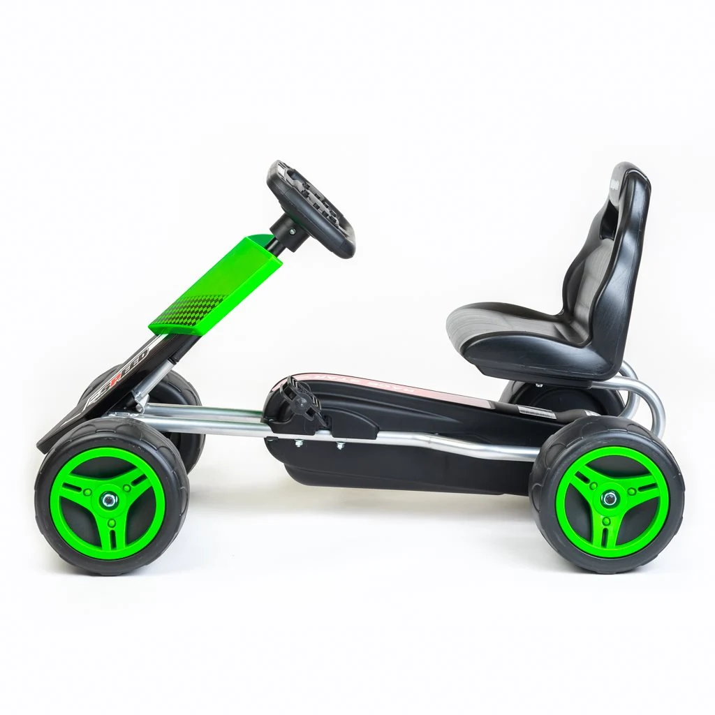 Dětská šlapací motokára Go-kart Baby Mix Speedy zelená