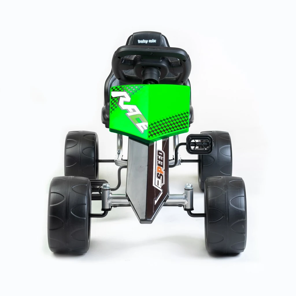 Dětská šlapací motokára Go-kart Baby Mix Speedy zelená