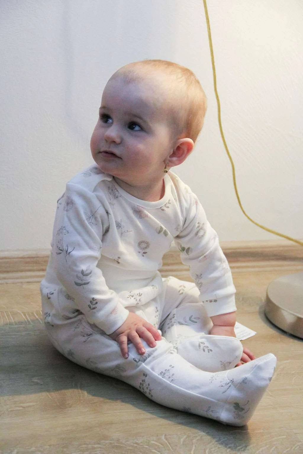 Kojenecké bavlněné body s dlouhým rukávem New Baby Zoe, vel. 68 (4-6m)