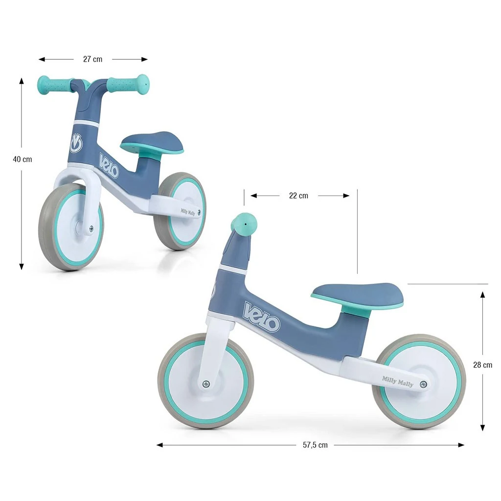 Dětské balanční kolo Milly Mally Velo Mint