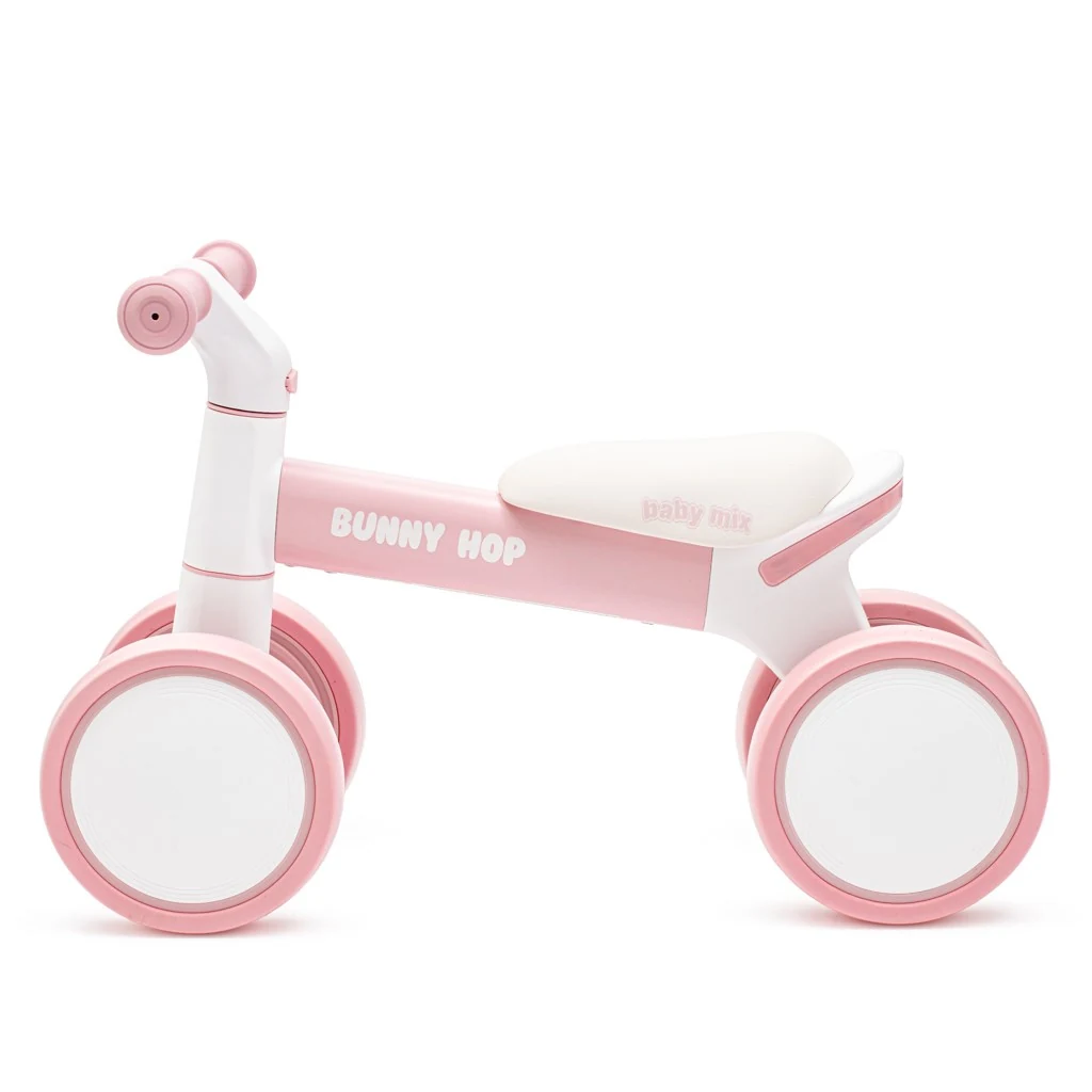 Dětské odrážedlo Baby Mix Bunny Hop Ultralight růžové