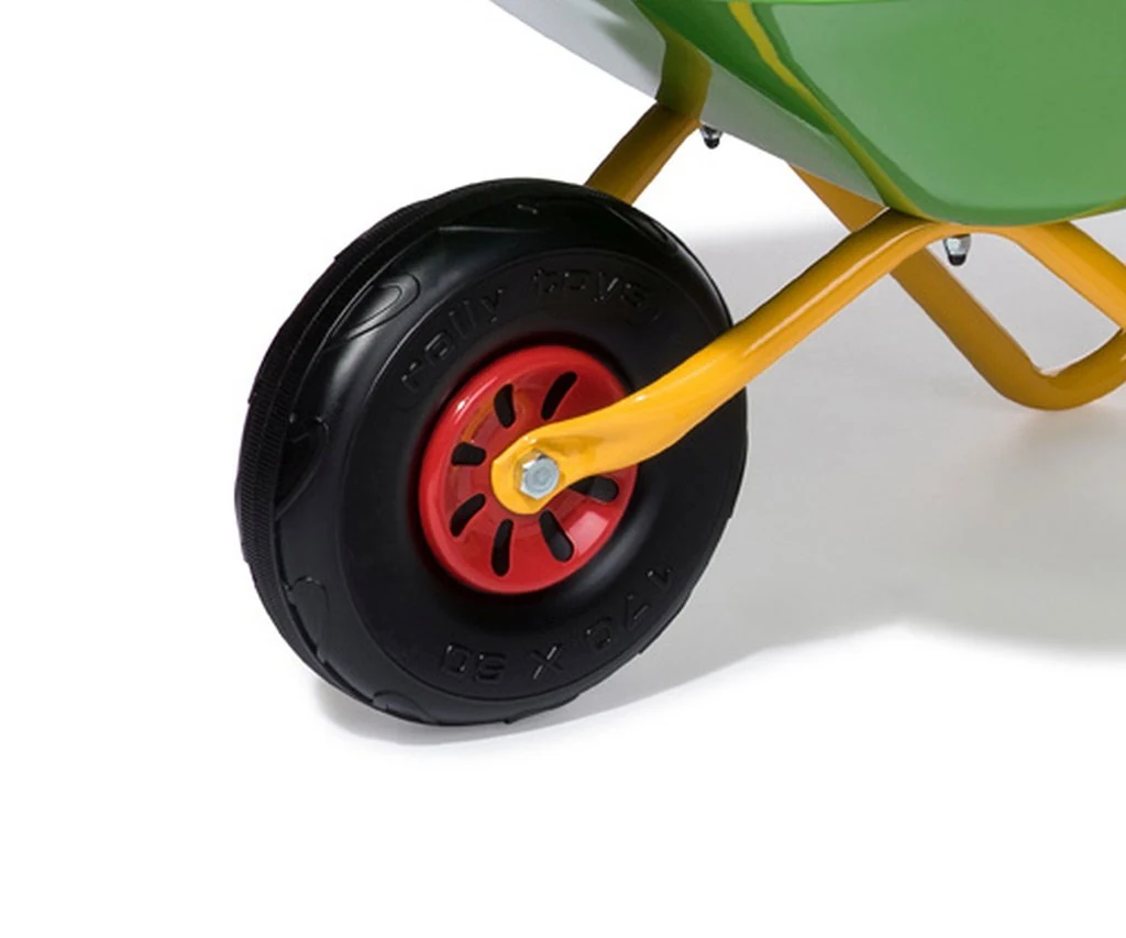 Dětské zahradní kolečko kovové Milly Mally Rolly Toys zelené