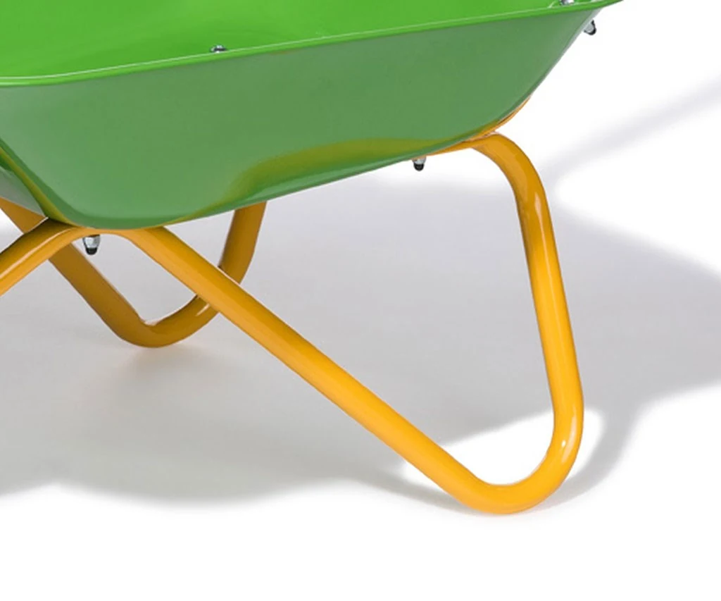 Dětské zahradní kolečko kovové Milly Mally Rolly Toys zelené