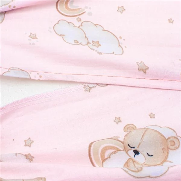 Potah na kojenecký polštář-klin New Baby BASIC 30x37 cm pink