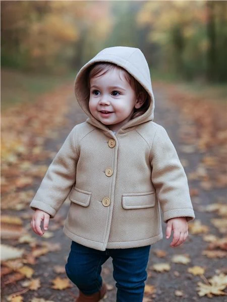 Podzimní dětský kabátek s kapucí New Baby UNI, vel. 92 (18-24m)